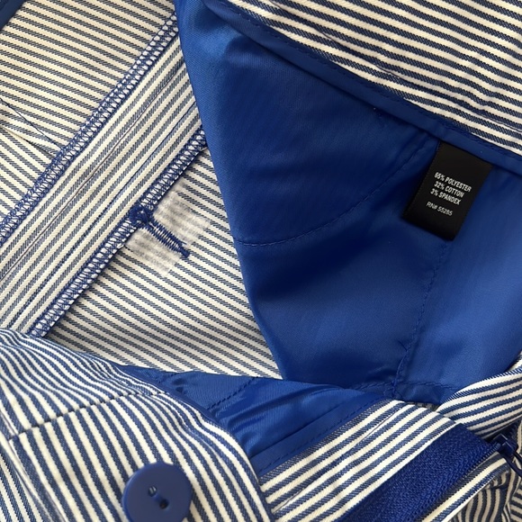 Express blue & white stripe shorts - Picture 5 of 6